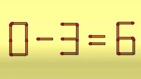 Doar 1% reușesc! Test IQ pentru oameni inteligenți. Poți corecta ecuația 0-3=6?